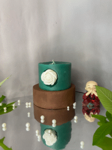 Carved Pillar Candle