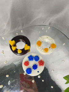 Donut and Circle Perfume Candle Stash