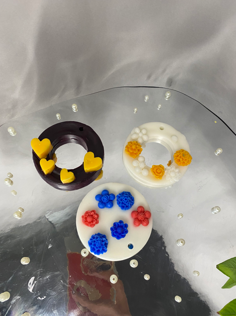 Donut and Circle Perfume Candle Stash